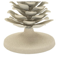 Portacandela MF748, Beige, Metallo, 9,5x9,5x11,5 cm, Seven Design