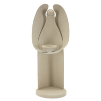 Portacandela MF747, Beige, Metallo, 12,5x10x30 cm, Seven Design