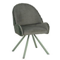 Set di 3 Pouf MF886, Verde, Poliestere, 58x53x85 cm, Seven Design