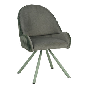 Set di 3 Pouf MF886, Verde, Poliestere, 58x53x85 cm, Seven Design