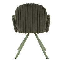 Set di 3 Pouf MF888, Verde, Poliestere, 64x68x83 cm, Seven Design