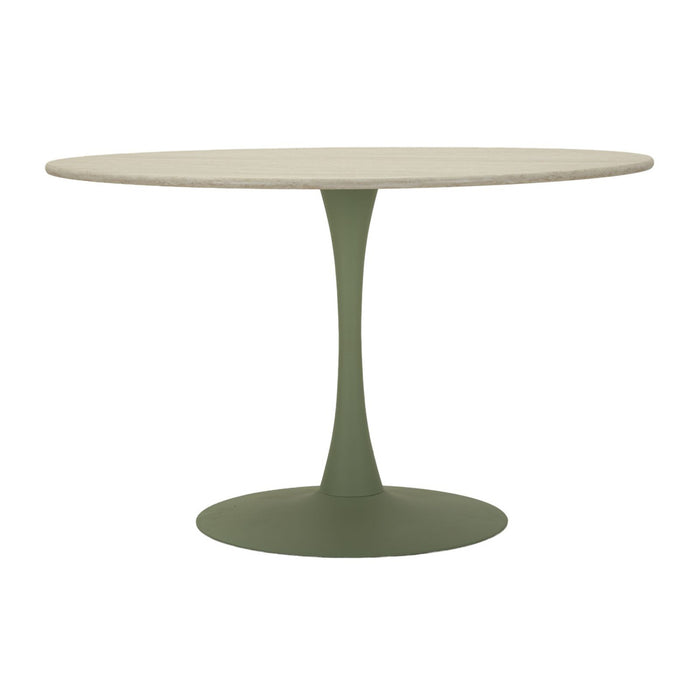 Tavolo MF892, Verde, MDF, 120x120x76 cm, Seven Design