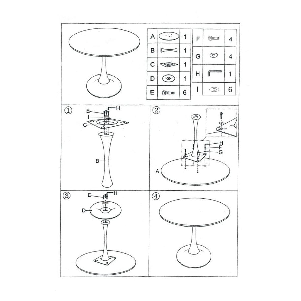 Tavolo MF892, Verde, MDF, 120x120x76 cm, Seven Design
