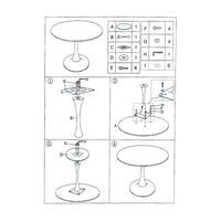 Tavolo MF892, Verde, MDF, 120x120x76 cm, Seven Design
