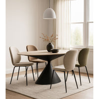 Tavolo MF893, Nero, MDF, 180x90x76 cm, Seven Design