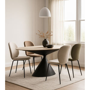 Tavolo MF893, Nero, MDF, 180x90x76 cm, Seven Design