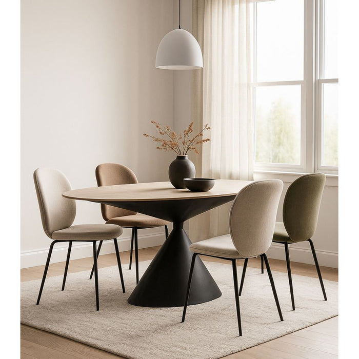 Tavolo MF893, Nero, MDF, 180x90x76 cm, Seven Design