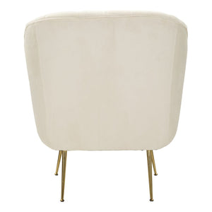 Poltrona MF895, Beige, Poliestere, 88x83x91 cm, Seven Design