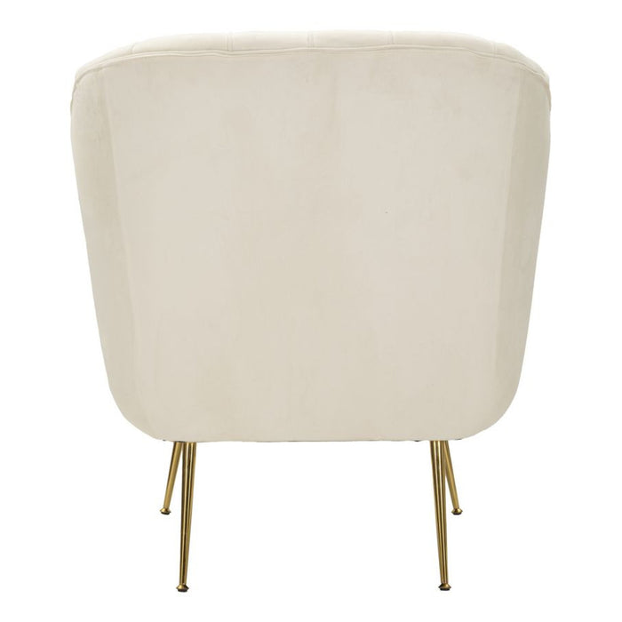 Poltrona MF895, Beige, Poliestere, 88x83x91 cm, Seven Design