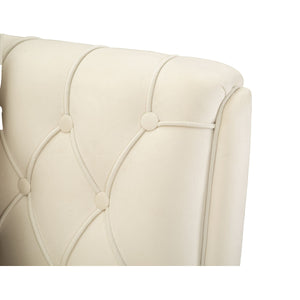 Poltrona MF895, Beige, Poliestere, 88x83x91 cm, Seven Design