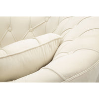 Poltrona MF895, Beige, Poliestere, 88x83x91 cm, Seven Design