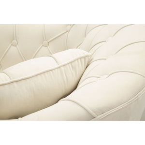 Poltrona MF895, Beige, Poliestere, 88x83x91 cm, Seven Design