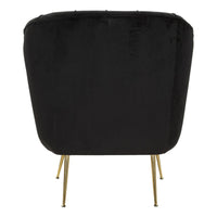 Poltrona MF897, Nero, Poliestere, 88x83x91 cm, Seven Design