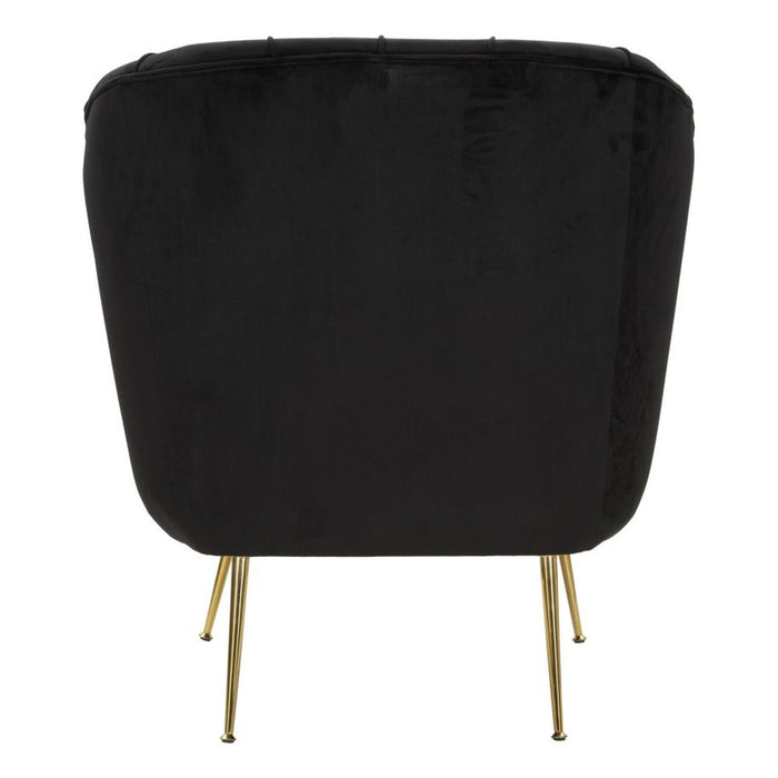 Poltrona MF897, Nero, Poliestere, 88x83x91 cm, Seven Design