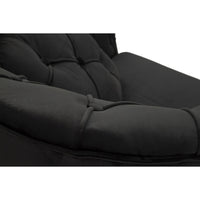 Poltrona MF897, Nero, Poliestere, 88x83x91 cm, Seven Design