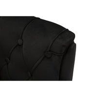 Poltrona MF897, Nero, Poliestere, 88x83x91 cm, Seven Design