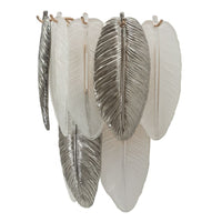 Lampada a Parete MF898, Grigio, Vetro, 24x25x29 cm, Seven Design