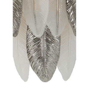 Lampada a Parete MF898, Grigio, Vetro, 24x25x29 cm, Seven Design