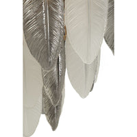 Lampada a Sospensione MF899, Grigio, Vetro, 60x60x40 cm, Seven Design