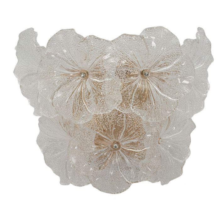 Lampada a Parete MF900, Bianco, Vetro, 33x17x28 cm, Seven Design