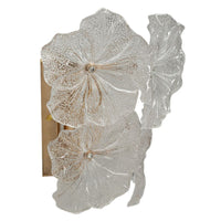 Lampada a Parete MF900, Bianco, Vetro, 33x17x28 cm, Seven Design