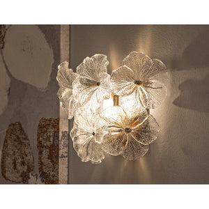 Lampada a Parete MF900, Bianco, Vetro, 33x17x28 cm, Seven Design