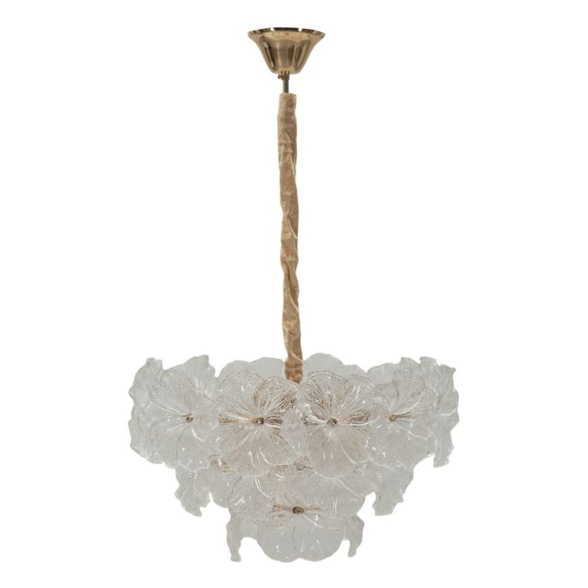 Lampada a Sospensione MF901, Bianco, Vetro, 47x47x30 cm, Seven Design