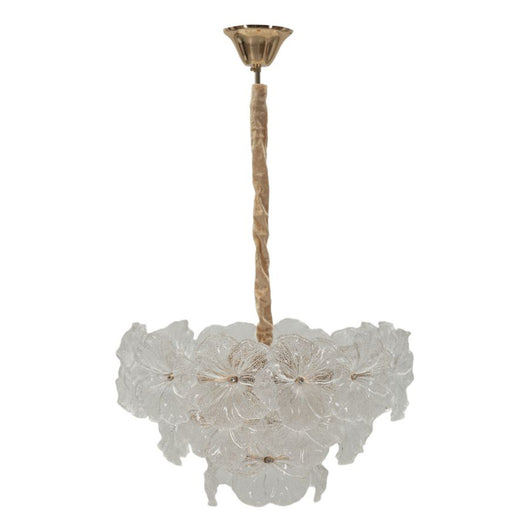 Lampada a Sospensione MF901, Bianco, Vetro, 47x47x30 cm, Seven Design