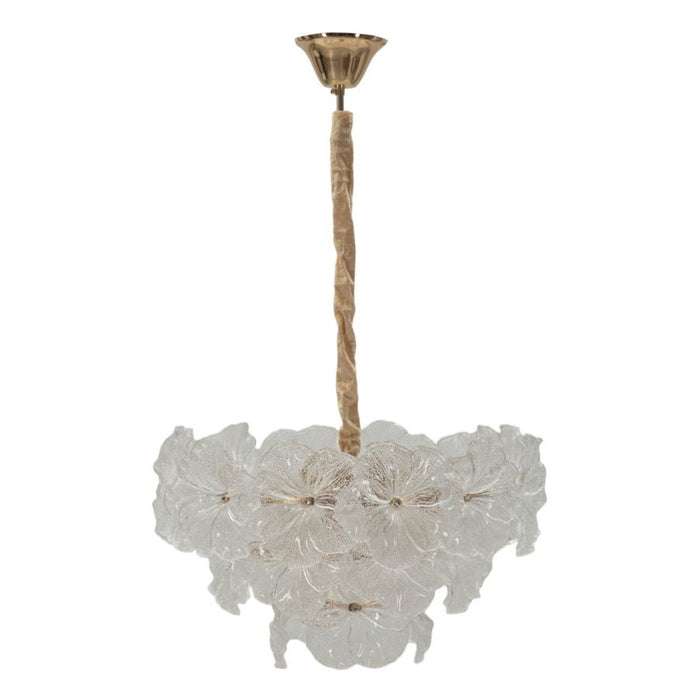 Lampada a Sospensione MF901, Bianco, Vetro, 47x47x30 cm, Seven Design