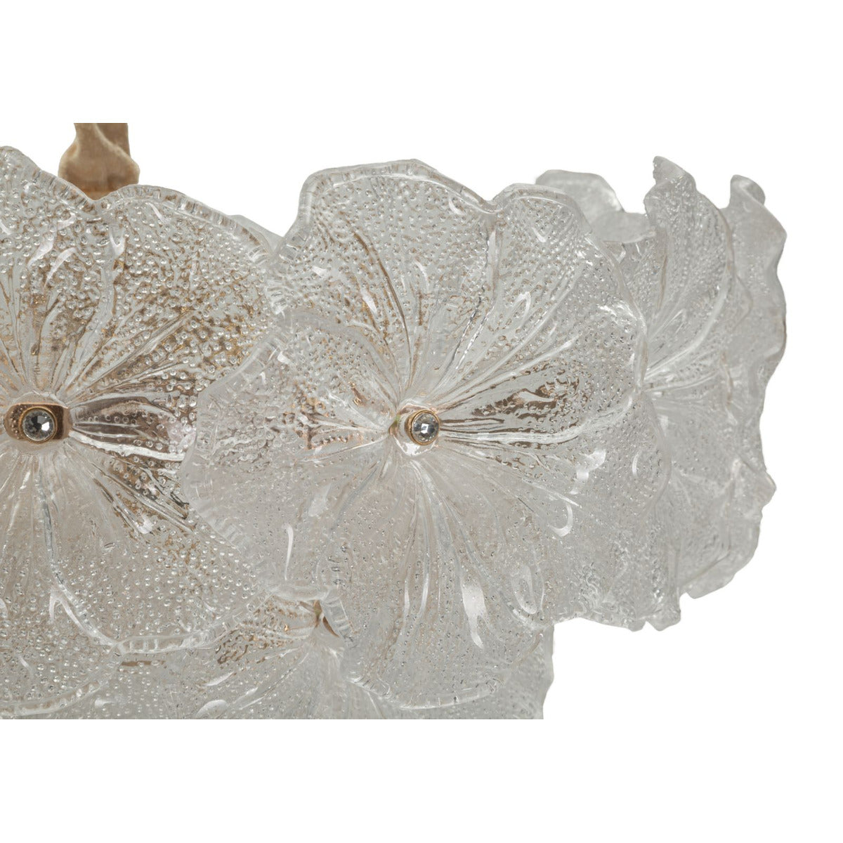 Lampada a Sospensione MF901, Bianco, Vetro, 47x47x30 cm, Seven Design