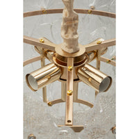 Lampada a Sospensione MF901, Bianco, Vetro, 47x47x30 cm, Seven Design