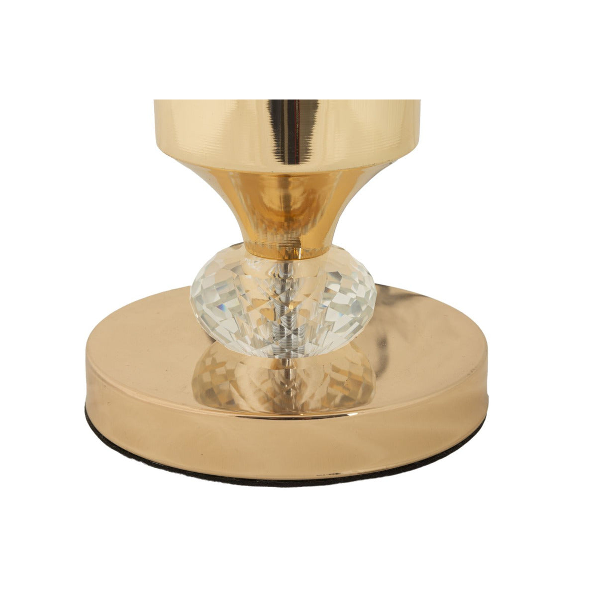 Lampada da Tavolo MF905, Bianco, Tessuto, 30x30x52 cm, Seven Design