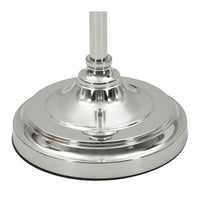 Lampada da Terra MF906, Argento, Tessuto, 40x40x158 cm, Seven Design