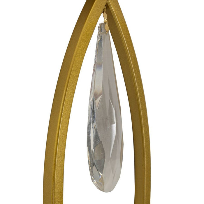 Lampada a Parete MF909, Bianco, Tessuto, 16x15x50 cm, Seven Design