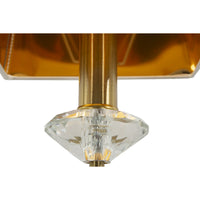 Lampada a Parete MF910, Bianco, Tessuto, 18x24x40 cm, Seven Design