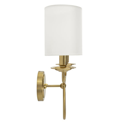 Lampada a Parete MF911, Bianco, Tessuto, 35,5x17x43 cm, Seven Design