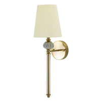 Lampada a Parete MF913, Bianco, Tessuto, 17x22x57 cm, Seven Design