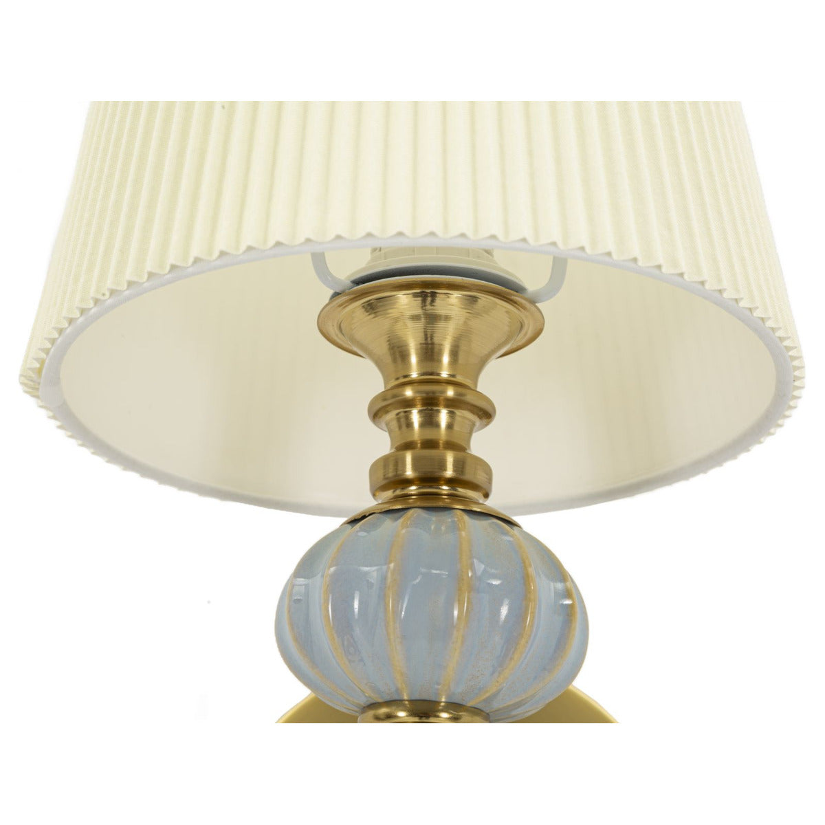 Lampada a Parete MF913, Bianco, Tessuto, 17x22x57 cm, Seven Design