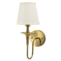 Lampada a Parete MF914, Bianco, Tessuto, 15x22x38 cm, Seven Design