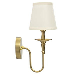 Lampada a Parete MF914, Bianco, Tessuto, 15x22x38 cm, Seven Design