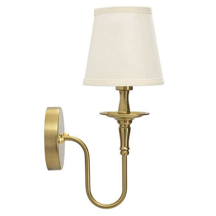 Lampada a Parete MF914, Bianco, Tessuto, 15x22x38 cm, Seven Design