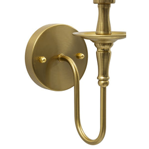 Lampada a Parete MF914, Bianco, Tessuto, 15x22x38 cm, Seven Design