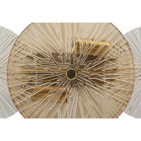 Lampada a Parete MF916, Marrone, Vetro, 42x8x20 cm, Seven Design