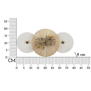 Lampada a Parete MF916, Marrone, Vetro, 42x8x20 cm, Seven Design