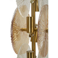 Lampada da Tavolo MF919, Marrone, Vetro, 20x18x66 cm, Seven Design