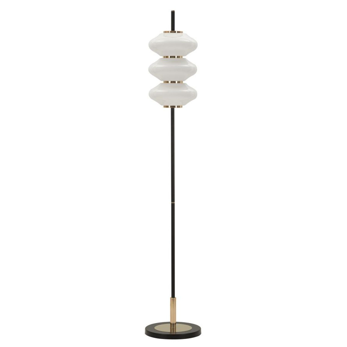 Lampada da Terra MF920, Bianco, Vetro, 30x30x168 cm, Seven Design