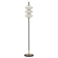 Lampada da Terra MF920, Bianco, Vetro, 30x30x168 cm, Seven Design