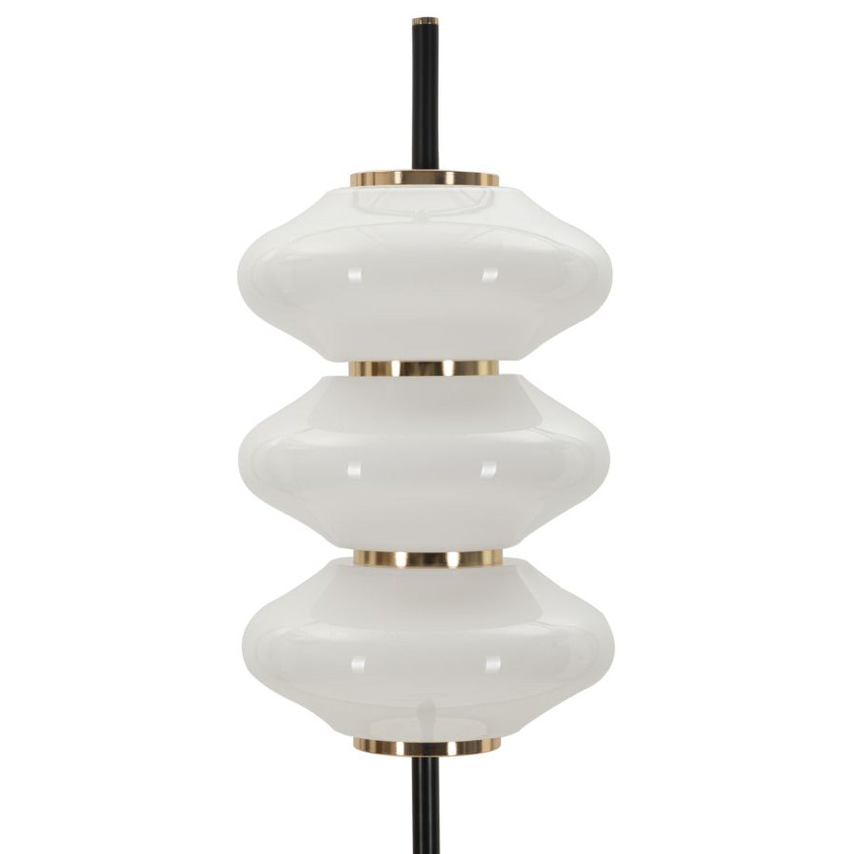 Lampada da Terra MF920, Bianco, Vetro, 30x30x168 cm, Seven Design