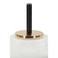 Lampada da Terra MF920, Bianco, Vetro, 30x30x168 cm, Seven Design