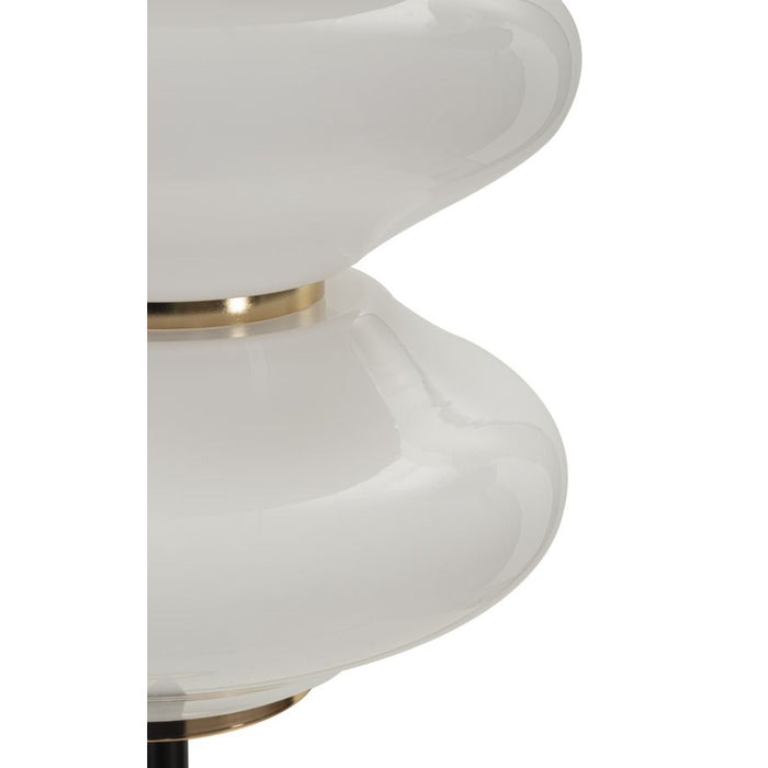 Lampada da Terra MF920, Bianco, Vetro, 30x30x168 cm, Seven Design